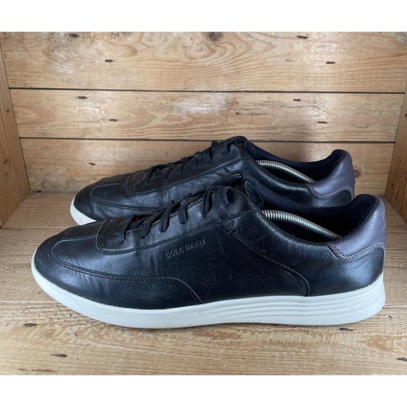 COLE HAAN GRAND CROSSCOURT TURF Mens Black lightweight Leather C28933 Sz 13 - Picture 5 of 10